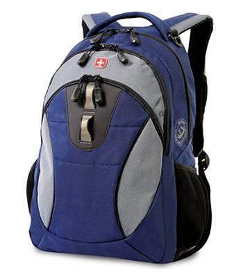 Рюкзак Swissgear SA16063415 синий/серый/черный с отделением для ноутбука 15" 32х15х46 см (23л)
